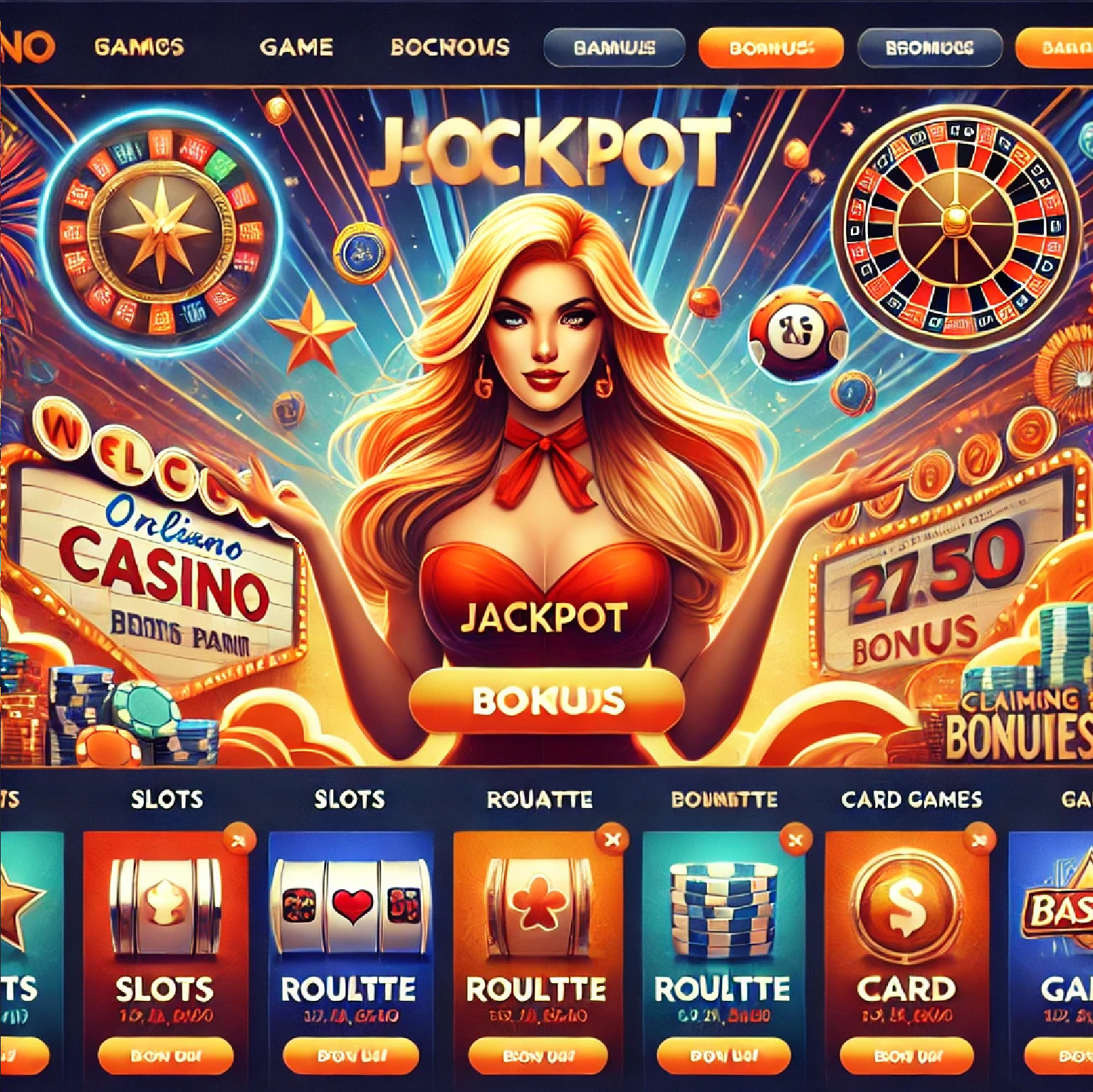 VeloBet Casino homepage showcasing various popular slot games and a prominent welcome bonus offer