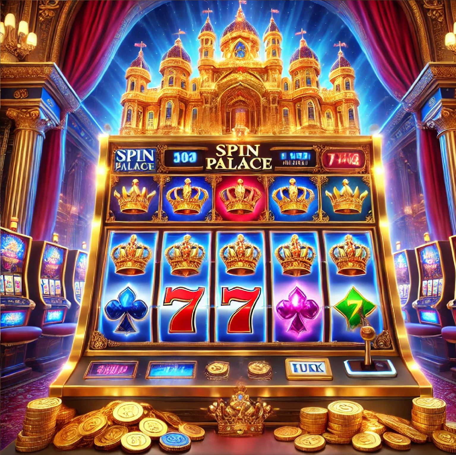 Spin Palace's mobile app interface showcasing easy navigation and a wide selection of games optimized for smartphones